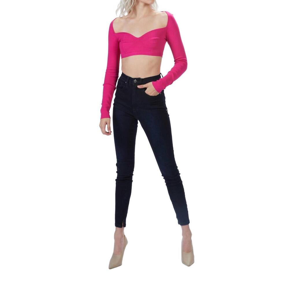 NEW ZEYNEP ARCAY princess knit bra in fuschia